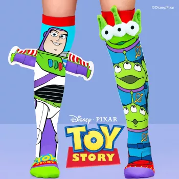 MADMIA Kinder Kniestrümpfe Socken Toy Story Toystory Buzz Lightyear 3D / Md041