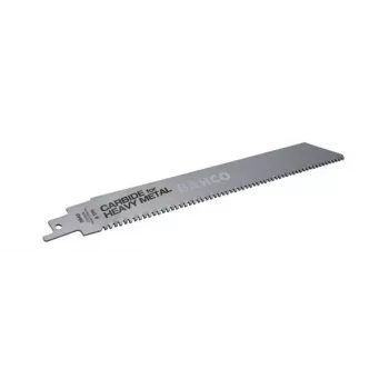 Bahco 7405021 Sägeblatt für Säbelsäge mit Hartmetallzähnen für Schwerlastmetall, 225 mm, 8 ZPI, 1 Stück