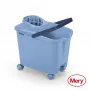 MERY Eimer 14L mit Steckrädern blau