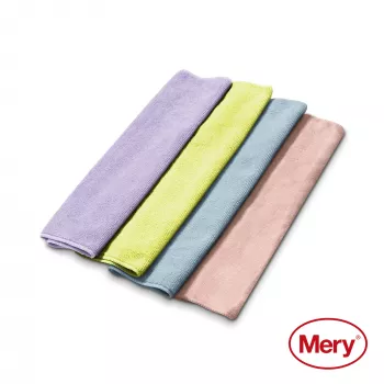 MERY Mikrofaser-Tücher 4er-Pack 38x36cm