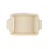 LE CREUSET Rechteckige Auflaufform Heritage Steingut 19x14cm / 1,1L orange