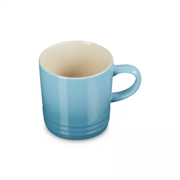LE CREUSET Steingut-Tasse 350 ml Türkisblau