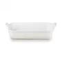 Le Creuset Rechteckige Heritage Steinzeug Auflaufform 32x24cm / 4L weiß