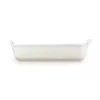 Le Creuset Rechteckige Heritage Steinzeug Auflaufform 32x24cm / 4L weiß