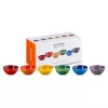 LE CREUSET Set aus 6 Steingut-Schalen 330ml in verschiedenen Farben