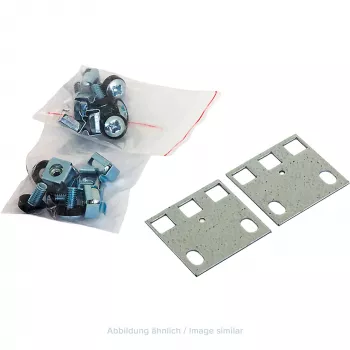 Triton RAX-RV-X01-X2 Universalabdeckung für wandmontierte Datenverteiler, 1 Paar, Schwarz