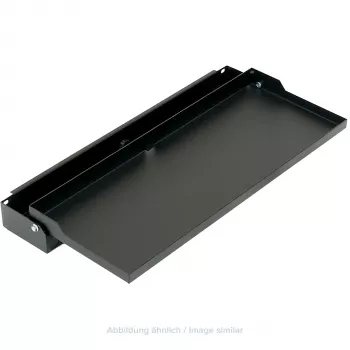 Triton RAB-UP-X09-A1 19 Zoll klappbares Tastaturregal, 15 kg, Schwarz