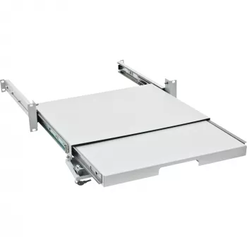 TRITON RAC-UP-X29-A1 19 Zoll abschließbare Tastatur- und Mausablage, 1U, Grau