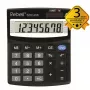 Rebell SDC408 Halb-Desktop-Taschenrechner, 8-stellig, Schwarz