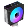 Rampage Octagon B70 CPU-Luftkühler, 120 mm ARGB, Temperaturanzeige, Schwarz