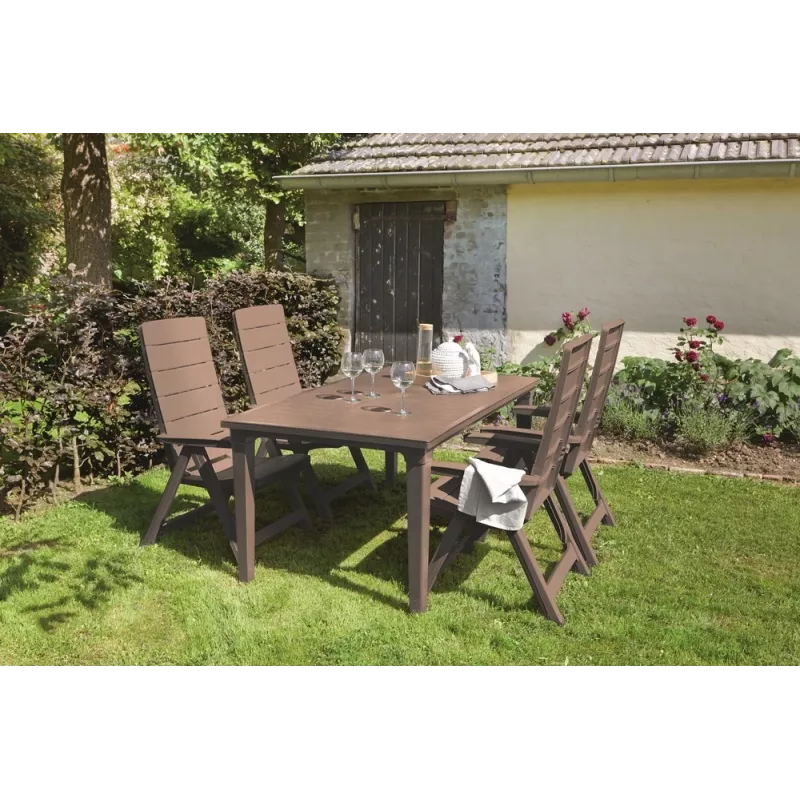 Keter Futura Gartentisch Braun 29197868599