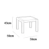 Keter Orlando Kleiner Beistelltisch Grau 29209132939