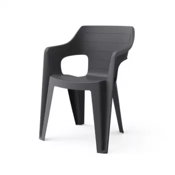 KETER Gartenstuhl Bilbao Low Back grau