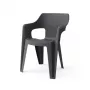 KETER Gartenstuhl Bilbao Low Back grau