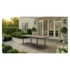KETER Gartentisch ausziehbar Deco Porto Nova Ausziehbar 160-240 Eschenholzton/Schwarz