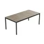 KETER Gartentisch Deco Porto Nova 200 Eschenholz-Optik/Schwarz