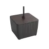 KETER Luzon Parasol Beistelltisch Walnuss/Grau 29214820939
