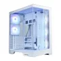 Zalman D50 ATX Mid-Tower-PC-Gehäuse, 3x 120mm Lüfter, Weiß