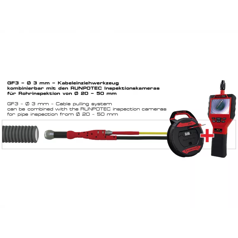 Runpotec GF3 Kabeleinziehwerkzeug 3 mm ohne MZ- 30 m 10197 (10197)