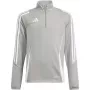 adidas Tiro 24 Trainingsshirt Kinder Sweatshirt grau IR9363 116cm