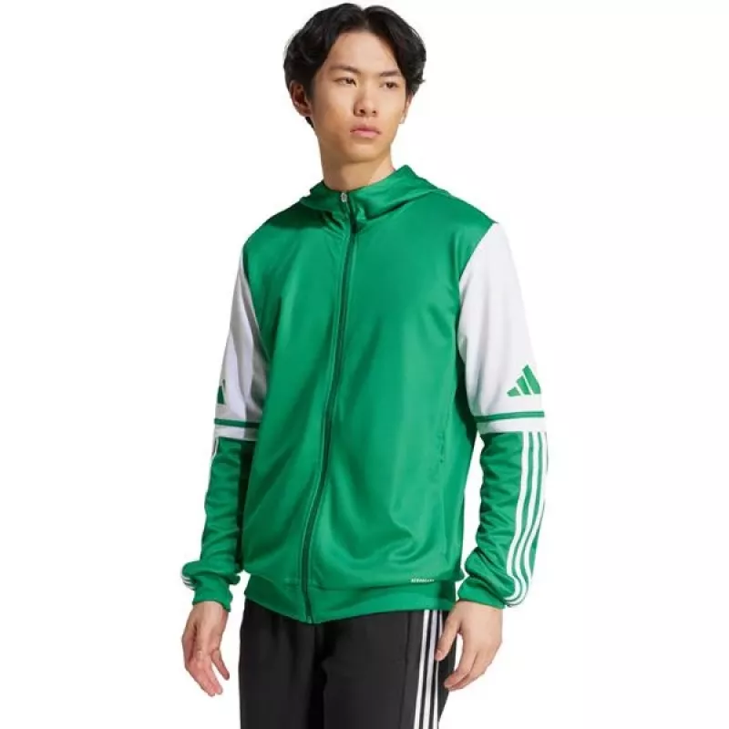 adidas Squadra 25 Hoody Herren Sweatshirt grün und weiß JP3164 S