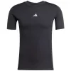 Herren adidas Techfit Kurzarm-T-Shirt schwarz JP4674 2XL