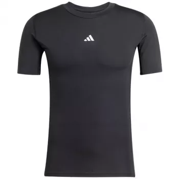 Herren adidas Techfit Kurzarm-T-Shirt schwarz JP4674 2XL