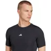 Herren adidas Techfit Kurzarm-T-Shirt schwarz JP4674 2XL