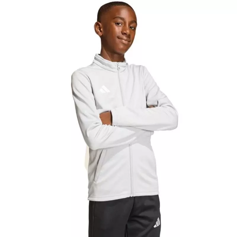 adidas Entrada 26 Track Kinder-Trainingsjacke hellgrau JZ6610 152cm