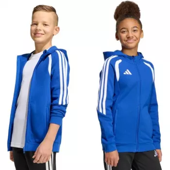 adidas Tiro 26 League Sweat Full Zip Hoodie Kinder Sweatshirt blau KF9102 140cm
