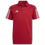 adidas Tiro 23 Competition Cotton Polo Kinder T-Shirt rot HI4715 152cm