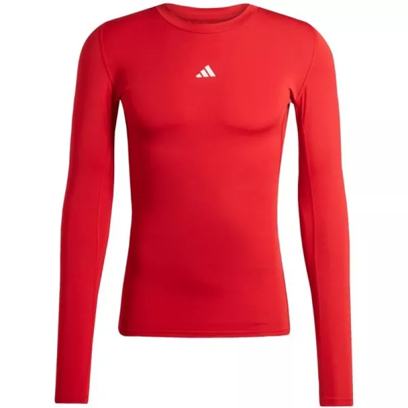 adidas Techfit Langarmshirt Herren T-Shirt rot JP2926 XL