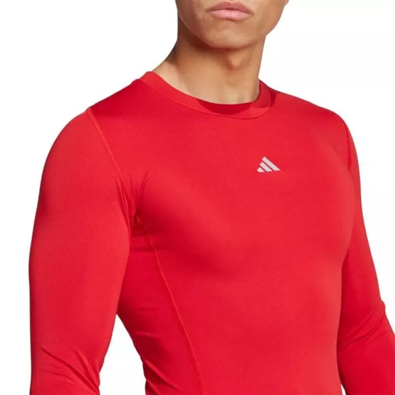 adidas Techfit Langarmshirt Herren T-Shirt rot JP2926 L