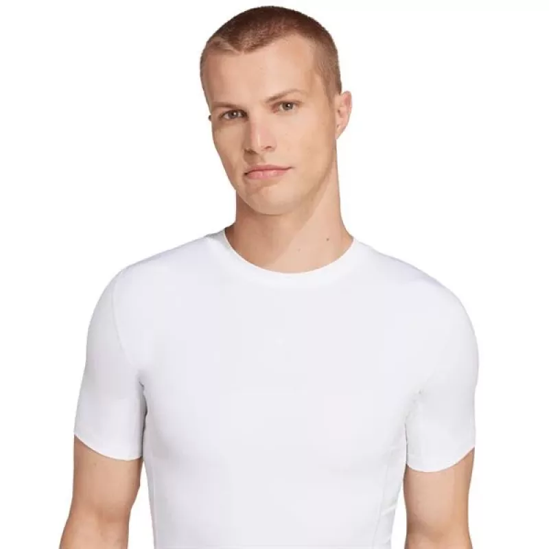 Herren adidas Techfit Kurzarm-T-Shirt weiß JP4675 M