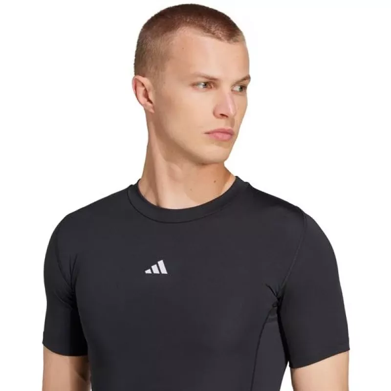 Herren adidas Techfit Kurzarm T-Shirt schwarz JP4674 S