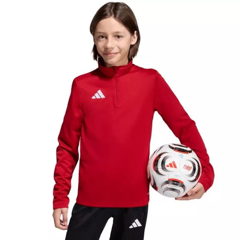 Kinder Trainingsjacke adidas Entrada 26 Training Top rot JZ6636 128cm