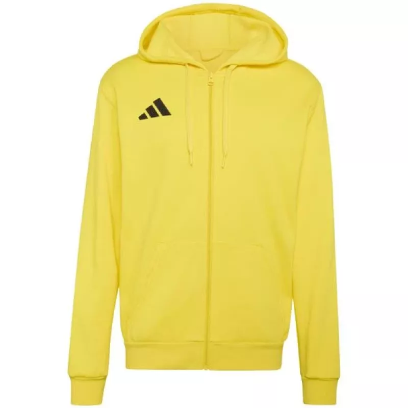 Herren adidas Entrada 26 Full Zip Hoody Sweatshirt gelb KF8964 2XL