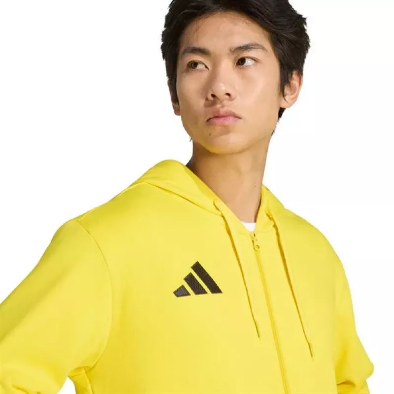 Herren adidas Entrada 26 Full Zip Hoody Sweatshirt gelb KF8964 2XL