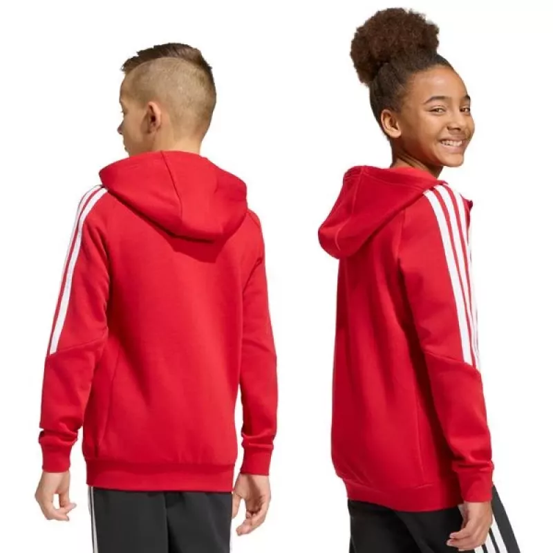 adidas Tiro 26 League Sweat Full Zip Hoodie Kinder Sweatshirt rot KF9101 152cm