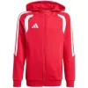 Kinder Kapuzenpullover adidas Tiro 26 League Sweat Full Zip Hoodie rot KF9101 164cm