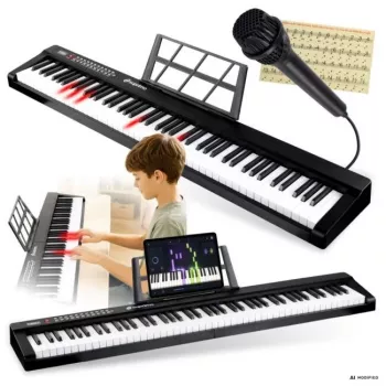 SUPRIMO P-881 BK digitales Klavier tragbar schwarz