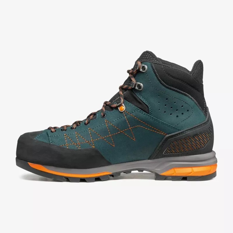 Scarpa Zodiac Trk GTX Trekkingstiefel - petrol/rust orange Größe: 45