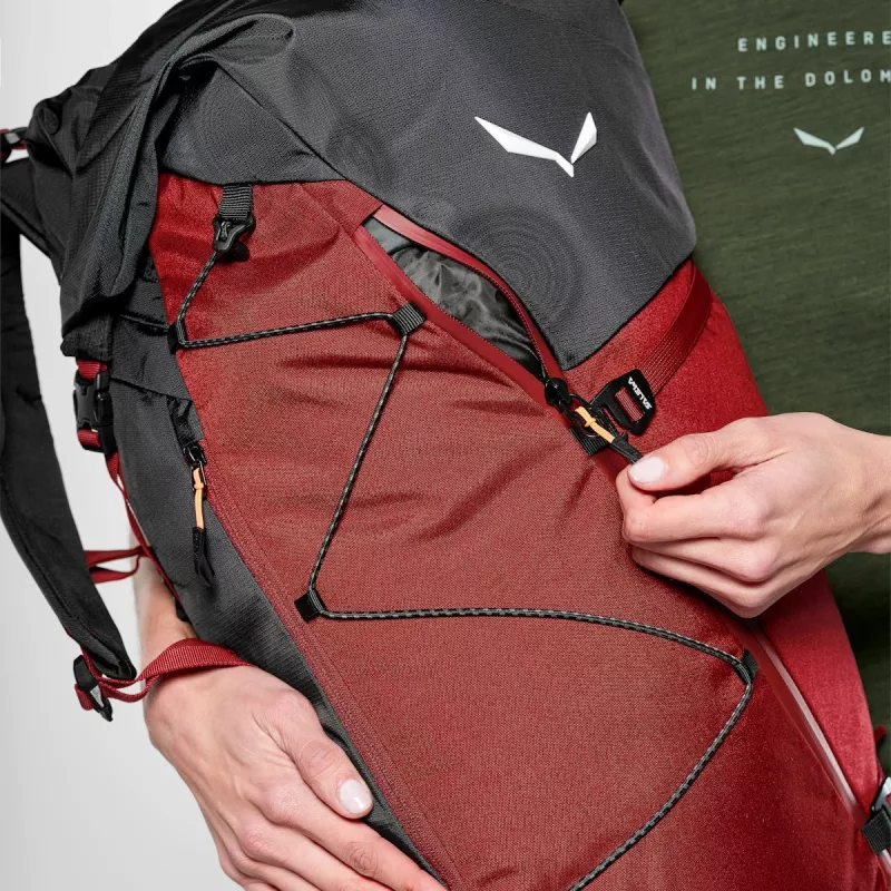 Puez Rucksack 40+5l Damen-Syrah-Schwarz Out-Uni SALEWA