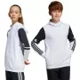 Kinder Kapuzenpullover adidas Squadra 25 Sweat Hoody weiß JD4807 128cm