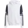 Kinder Kapuzenpullover adidas Squadra 25 Sweat Hoody weiß JD4807 128cm