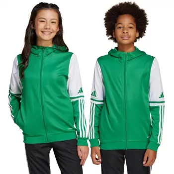 Kinder Kapuzenpullover adidas Squadra 25 Hoody grün-weiß JP3163 128cm