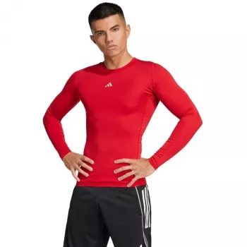 adidas Techfit Long Sleeve Tee Herren T-Shirt rot JP2926 2XL