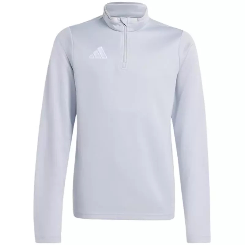 Kinder Sweatshirt adidas Entrada 26 Training Top hellgrau JZ6637 152cm