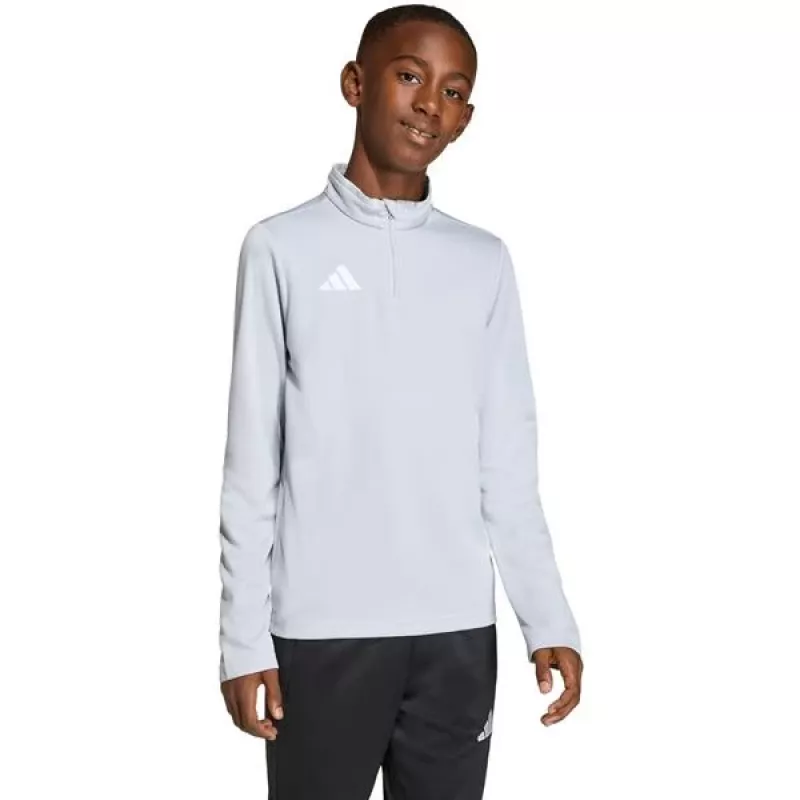 Kinder Sweatshirt adidas Entrada 26 Training Top hellgrau JZ6637 152cm