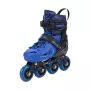 Meteor Loky Inline-Skates für Kinder, Schwarz-Blau, Größe 30-33